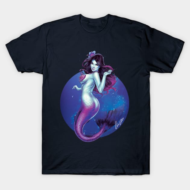 Pearl Mermaid T-Shirt by Eliaschatzoudis